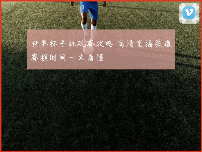 世界杯手机观赛攻略 高清直播渠道赛程时间一文看懂