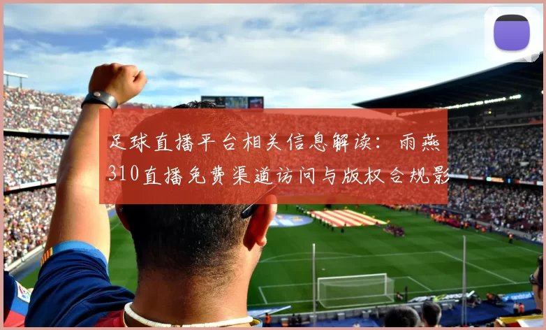 足球直播平台相关信息解读：雨燕310直播免费渠道访问与版权合规影响